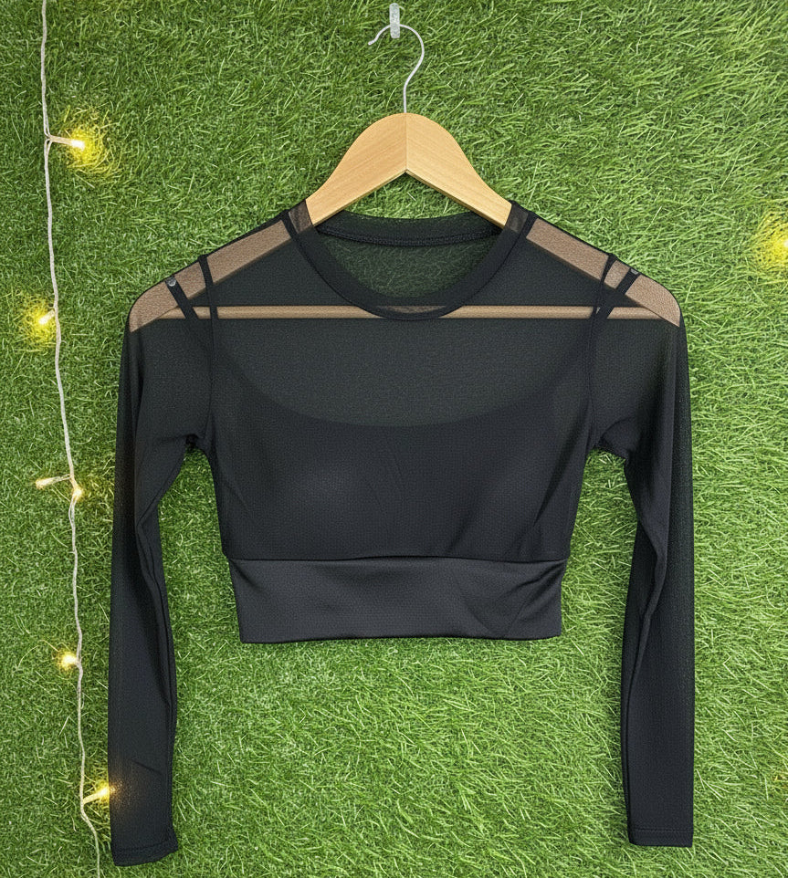 Buzo transparente manga larga talla única